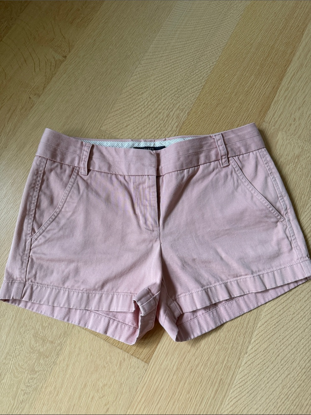 J. Crew Light Pink Cotton Chino Shorts